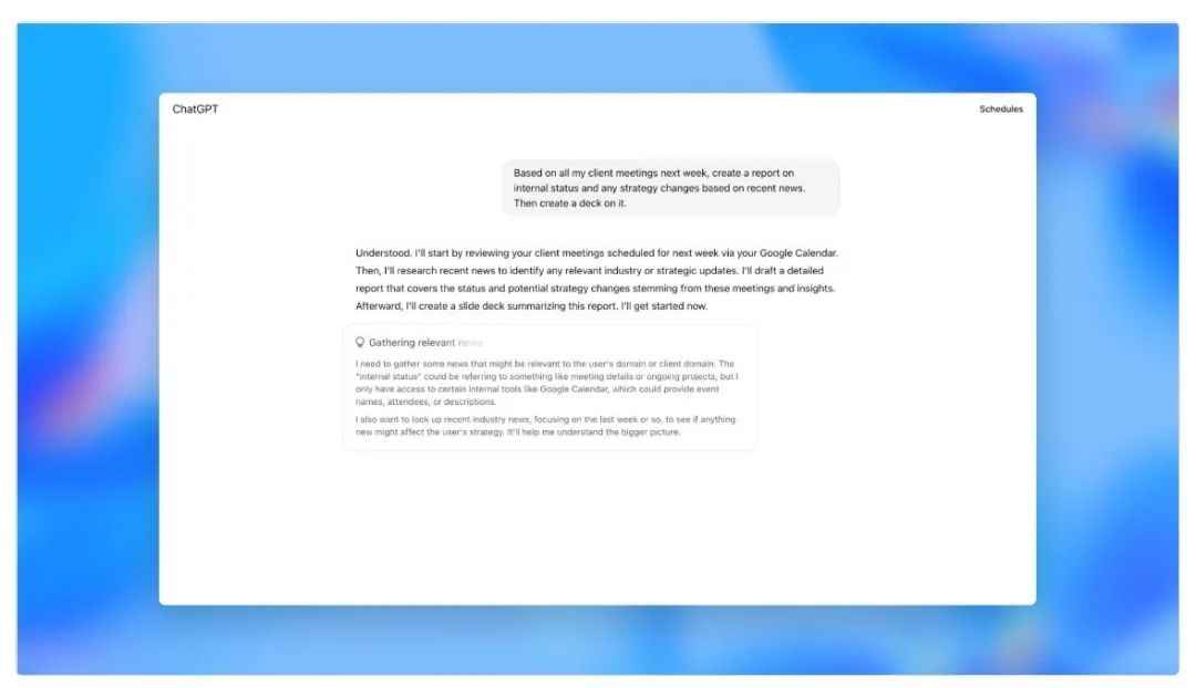 OpenAI、タスク自動化のためのChatGPTエージェントをリリース