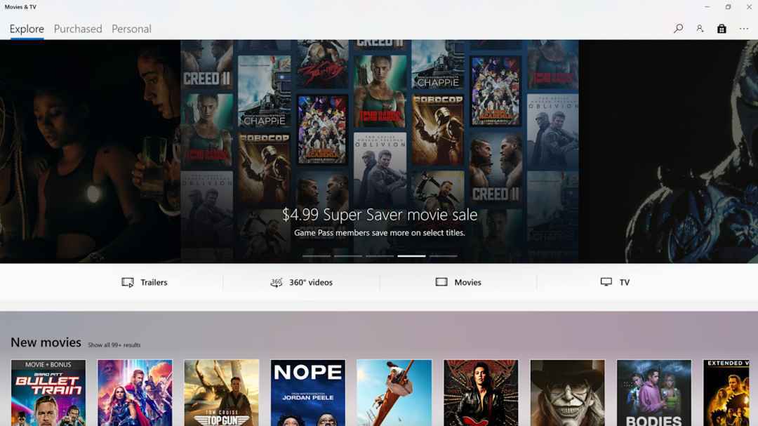 マイクロソフト、XboxとMicrosoft Storeでの映画とテレビ番組の購入/レンタルを終了